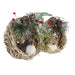 Christmas bauble DKD Home Decor Polyester Rattan (14 x 11 x 15 cm) (2 Units) - Декорация и Осветление<<<Дом