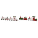 Christmas bauble DKD Home Decor Red Green 35,5 x 5 x 8,8 cm (2 Units) - Декорация и Осветление<<<Дом