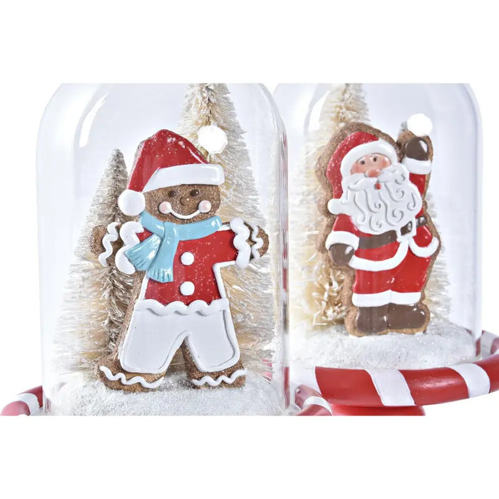 Christmas bauble DKD Home Decor Resin (13,5 x 13,5 x 23,5 cm) (2 Units) - Декорация и Осветление<<<Дом
