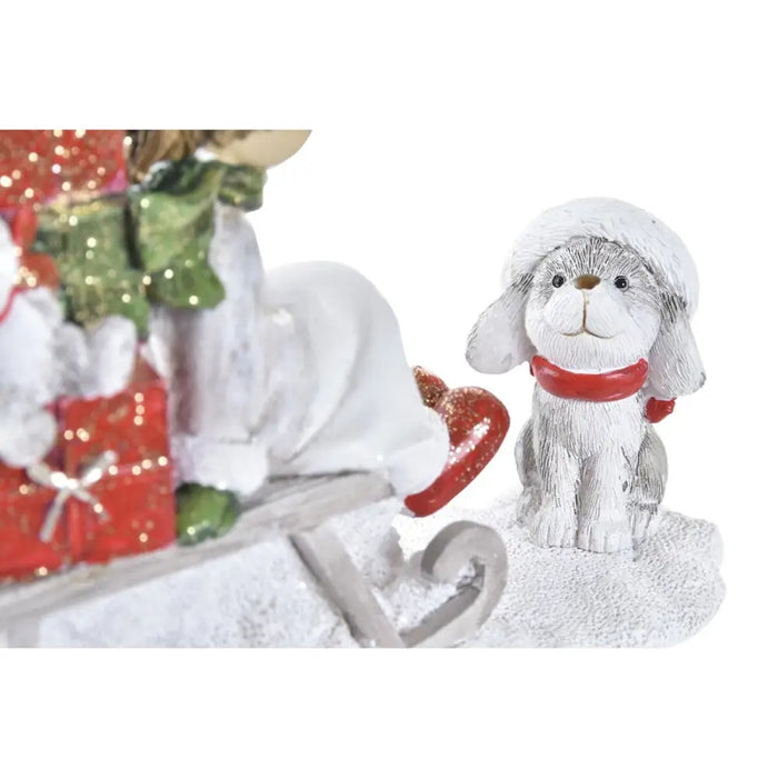 Christmas bauble DKD Home Decor Resin (14,5 x 7 x 12,5 cm) (2 Units) - Декорация и Осветление<<<Дом