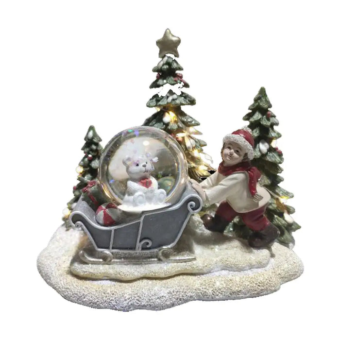 Christmas bauble DKD Home Decor Resin (16 x 12,5 x 14,5 cm) (2 Units) - Декорация и Осветление<<<Дом