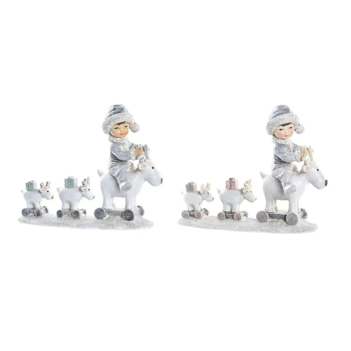 Christmas bauble DKD Home Decor Resin (17 x 7,5 x 13,5 cm) (2 Units) - Декорация и Осветление<<<Дом