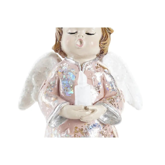 Christmas bauble DKD Home Decor Resin Angel (7 x 5 x 13 cm) (2 Units) - Коледни украси<<<Декорация и Осветление<<<Дом