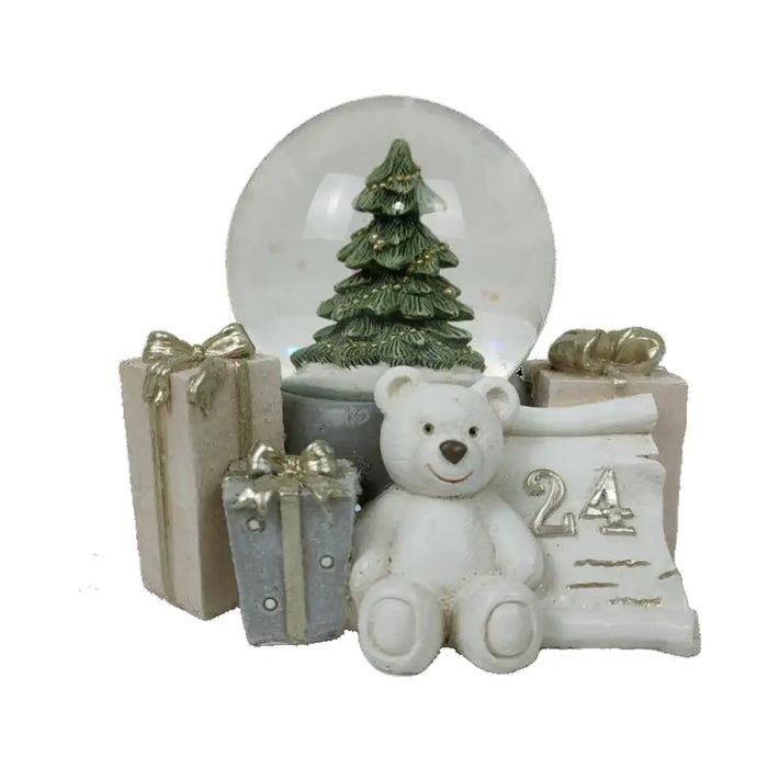 Christmas bauble DKD Home Decor Resin Bear (11 x 9 x 9 cm) (2 Units) - Декорация и Осветление<<<Дом