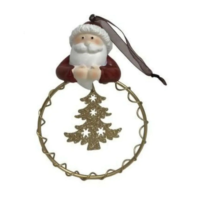 Christmas bauble DKD Home Decor Resin Circles (9 x 3 x 13,5 cm) (6 Units) - Декорация и Осветление<<<Дом