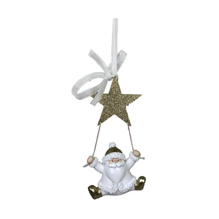 Christmas bauble DKD Home Decor Resin Father Christmas (6,5 x 4 x 13,5 cm) (6 Units) - Декорация и Осветление<<<Дом
