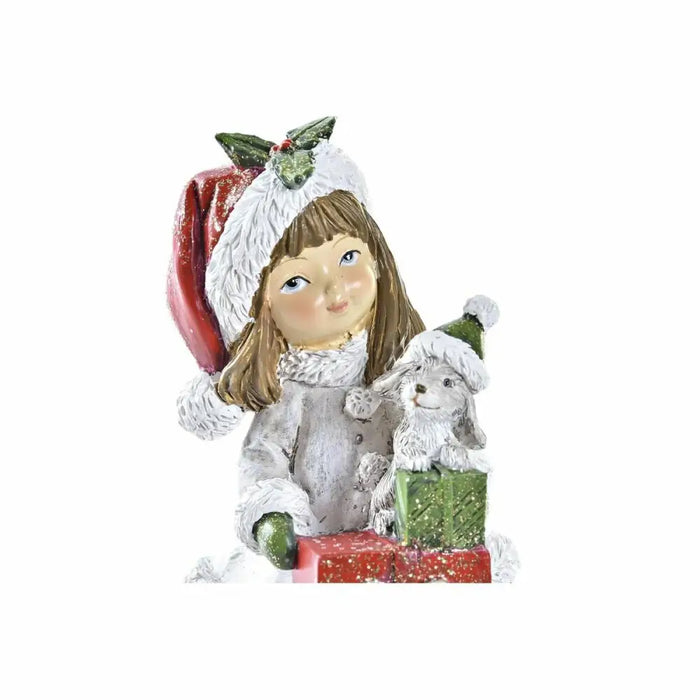 Christmas bauble DKD Home Decor Resin Girls (6,5 x 6,5 x 12 cm) (2 Units) - Декорация и Осветление<<<Дом