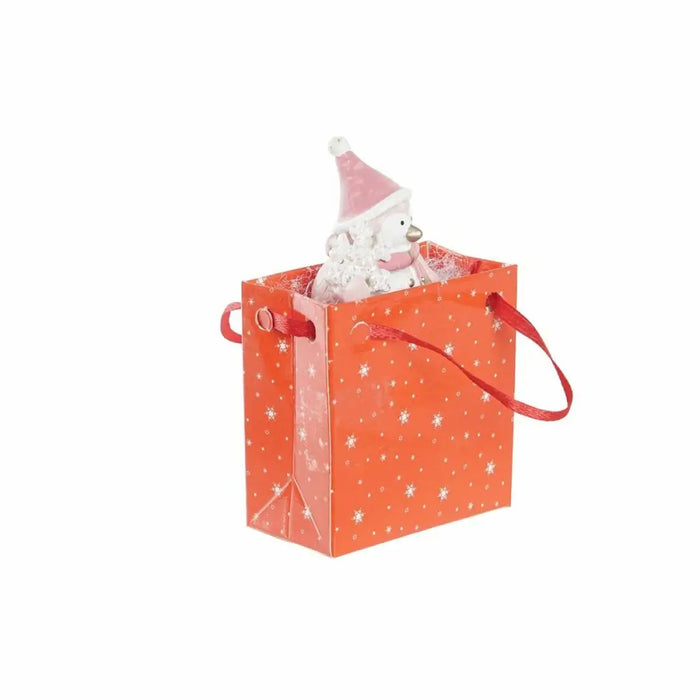 Christmas bauble DKD Home Decor Resin Snow Doll (3,5 x 2,5 x 4 cm) (4 Units) - Декорация и Осветление<<<Дом