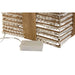 Christmas bauble DKD Home Decor White Golden Natural 25 x 25 x 25 cm (3 Pieces) - Декорация и Осветление<<<Дом