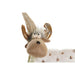 Christmas bauble DKD Home Decor White Pink Reindeer 12 x 20 x 40 cm (2 Units) - Декорация и Осветление<<<Дом