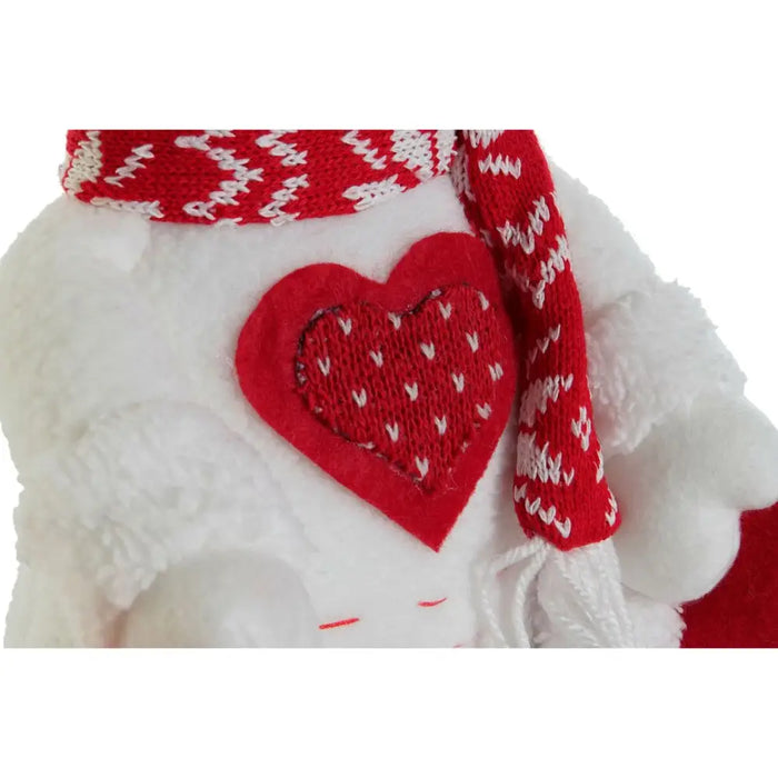 Christmas bauble DKD Home Decor White Red 24 x 14 x 30,5 cm (2 Units) - Декорация и Осветление<<<Дом