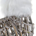 Christmas bauble DKD Home Decor White Reindeer 33 x 14 x 60 cm - Декорация и Осветление<<<Дом