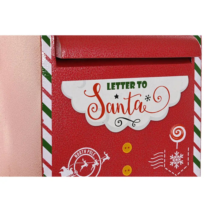 Christmas bauble DKD Home Decor Yellow White Black Red Letterbox 28,5 x 26,5 x 52 cm - Декорация и Осветление<<<Дом