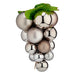 Christmas Bauble Grapes Small Silver Plastic 15 x 15 x 20 cm - Декорация и Осветление<<<Дом Градина<<<BigBuy&&&Коледни