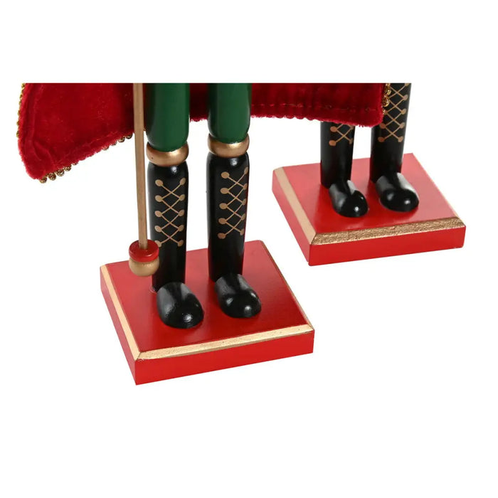 Christmas bauble Home ESPRIT Multicolour Nutcracker 20 x 20 x 38 cm (2 Units) - Коледни украси<<<Декорация и