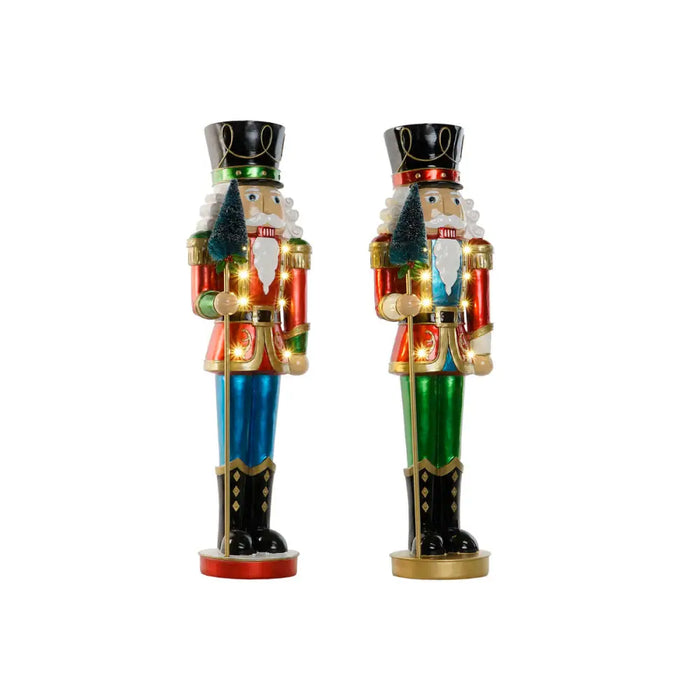 Christmas bauble Home ESPRIT Multicolour Nutcracker 23 x 20 x 70 cm (2 Units) - Декорация и Осветление<<<Дом