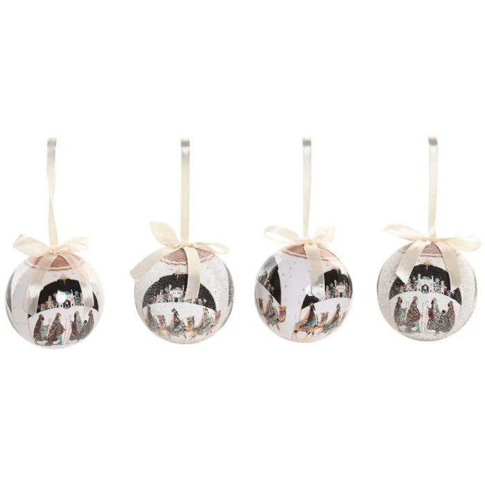 Christmas Bauble Home ESPRIT Multicolour PVC (14 Pieces) - Декорация и Осветление<<<Дом Градина<<<BigBuy&&&Коледни