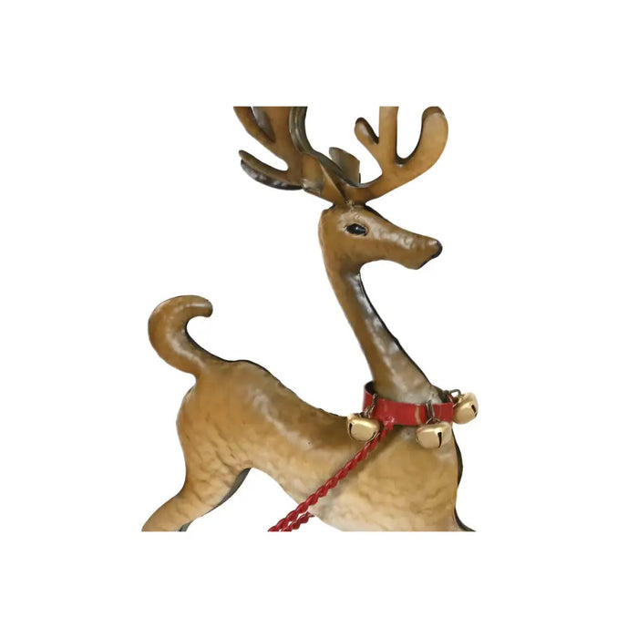 Christmas bauble Home ESPRIT Red Golden Reindeer 86 X 14,5 X 57 CM - Коледни украси<<<Декорация и Осветление<<<Дом