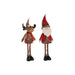 Christmas bauble Home ESPRIT Red Green 30 X 21 X 54 CM (2 Units) - Декорация и Осветление<<<Дом