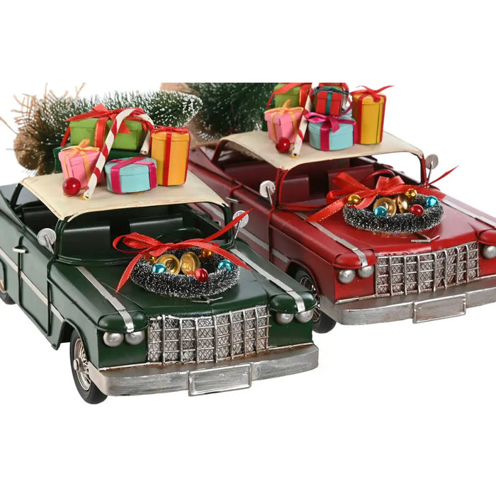 Christmas bauble Home ESPRIT Red Green 36 x 14,5 x 23 cm (2 Units) - Декорация и Осветление<<<Дом