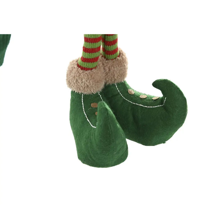 Christmas bauble Home ESPRIT Red Green Elf 31 X 13 X 53 CM (2 Units) - Декорация и Осветление<<<Дом