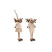 Christmas bauble Home ESPRIT White Beige 25 x 18 x 44 cm (2 Units) - Декорация и Осветление<<<Дом