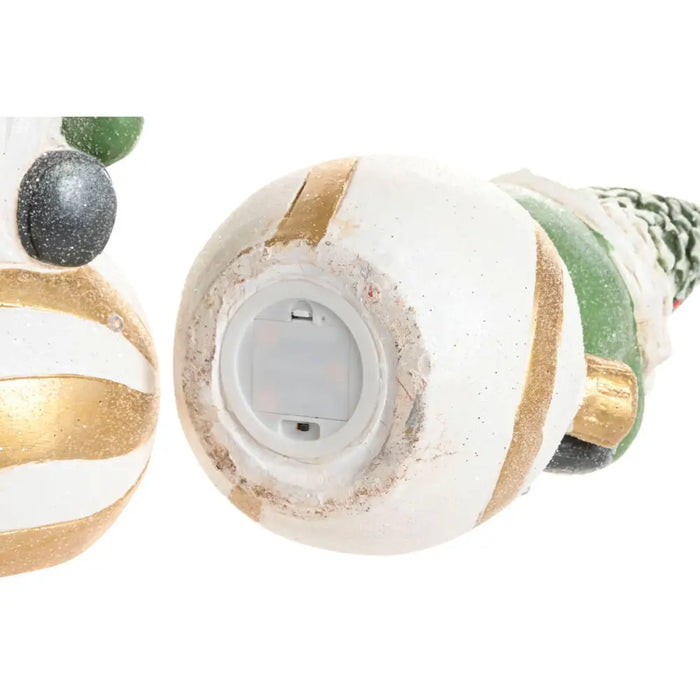 Christmas bauble Home ESPRIT White Green Golden Gnome 23 X 21,5 X 55 CM (3 Units) - Декорация и Осветление<<<Дом