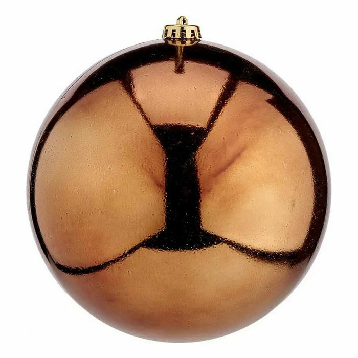 Christmas Bauble Krist+ Brown Plastic (12 Units) - Декорация и Осветление<<<Дом Градина<<<BigBuy&&&Коледни