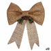 Christmas bauble Krist+ Brown Red Green Natural Fibre 24 x 5 x 34 cm Lasso (12 Units) - Декорация и Осветление<<<Дом