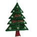 Christmas bauble Krist+ Red Green Silver polypropylene PET Christmas Tree 44 x 58,8 x 7 cm Pendant Tinsel LED Light (12