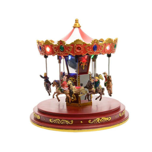 Christmas bauble Lumineo Carousel 24 x 24 x 25 cm Light Movement - Декорация и Осветление<<<Дом