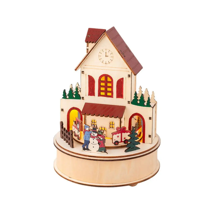 Christmas bauble Lumineo Small house 15 x 20,3 cm MicroLED - Декорация и Осветление<<<Дом Градина<<<BigBuy&&&Коледни