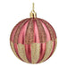 Christmas Bauble Ø 8 cm 6 Units Pink PVC Plastic - Декорация и Осветление<<<Дом Градина<<<BigBuy&&&Коледни