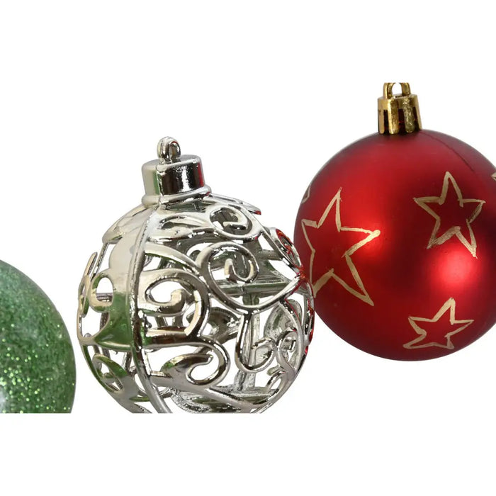 Christmas Baubles Home ESPRIT Multicolour PVC 18 x 12 x 30 cm (30 Pieces) - Декорация и Осветление<<<Дом