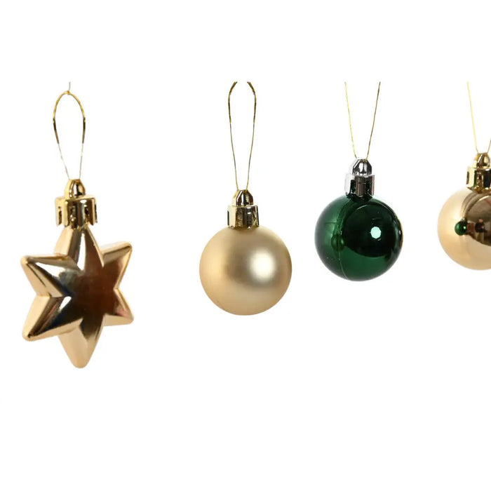 Christmas Baubles Home ESPRIT Red Green Polyethylene 21 x 6,5 x 27 cm (53 Pieces) - Декорация и Осветление<<<Дом