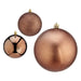 Christmas Baubles Krist+ Brown Plastic Ø 10 cm 6 Units - Декорация и Осветление<<<Дом Градина<<<BigBuy&&&Коледни