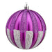 Christmas Baubles Krist+ Purple Silver PVC Ø 10 cm 6 Units - Декорация и Осветление<<<Дом Градина<<<BigBuy&&&Коледни