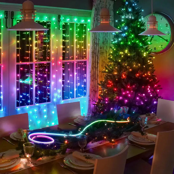 CHRISTMAS LIGHTING STRING 200CM 250LED TWINKLY TWS250STP-BEU - Външно осветление<<<Коледно Осветление<<<Коледна