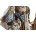 Christmas nativity set DKD Home Decor Blue Golden Crown 30 x 5 x 30 cm 50 x 10 x 57 cm - Декорация и Осветление<<<Дом