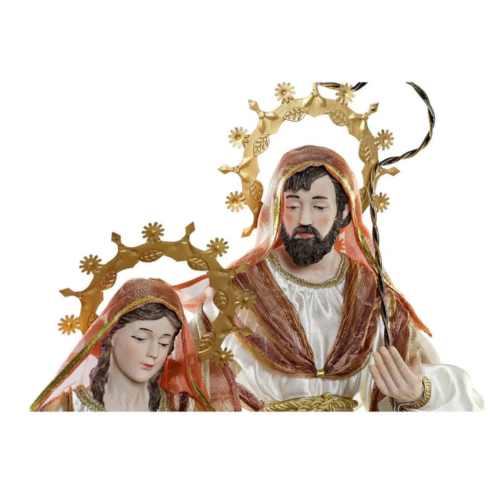 Christmas nativity set DKD Home Decor White Golden 48 x 28 x 90 cm Plastic - Декорация и Осветление<<<Дом