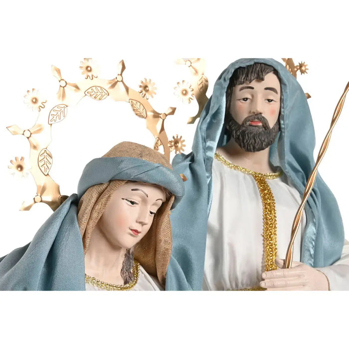 Christmas nativity set Home ESPRIT Blue White 48 x 28 x 90 cm - Коледни украси<<<Декорация и Осветление<<<Дом
