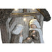 Christmas nativity set Home ESPRIT Green Grey Magnesium 27,5 x 10,5 x 34,5 cm (2 Units) - Декорация и Осветление<<<Дом