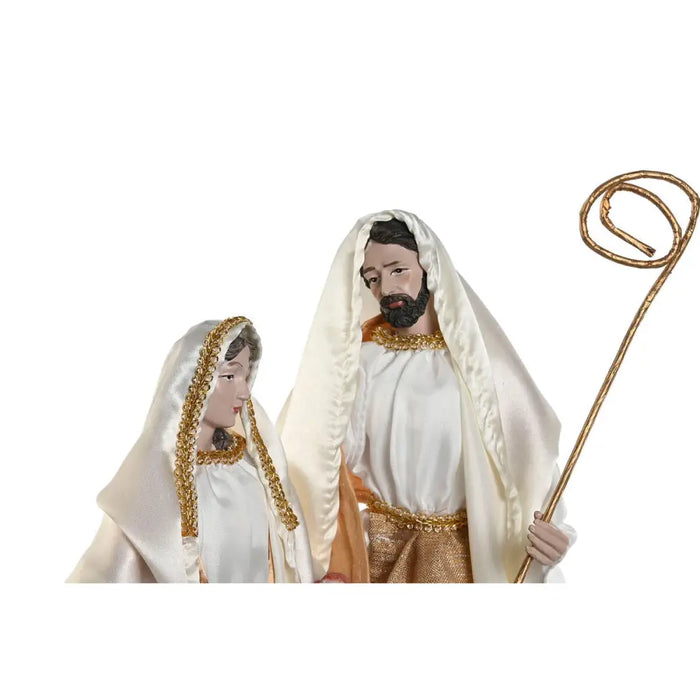 Christmas nativity set Home ESPRIT White Golden 27 x 24 x 40 cm - Коледни украси<<<Декорация и Осветление<<<Дом