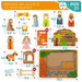 Christmas nativity set Woomax Wood 29,5 x 16,5 x 22 cm (20 Pieces) (6 Units) - Декорация и Осветление<<<Дом