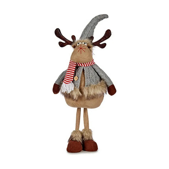 Christmas Reindeer Krist+ Brown Grey 24 x 63 x 27 cm - Декорация и Осветление<<<Дом Градина<<<BigBuy&&&Коледни
