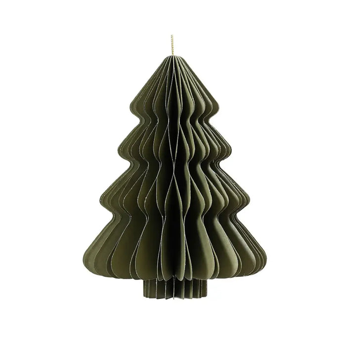 Christmas Tree Decoris Green Paper Ø 30 x 40 cm - Декорация и Осветление<<<Дом Градина<<<BigBuy&&&Коледни