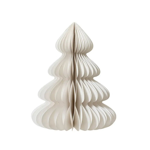 Christmas Tree Decoris White Paper Ø 48 x 60 cm - Декорация и Осветление<<<Дом Градина<<<BigBuy&&&Коледни