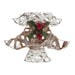 Christmas Tree DKD Home Decor Golden White Rattan (32 x 10 x 56 cm) (2 Units) - Декорация и Осветление<<<Дом