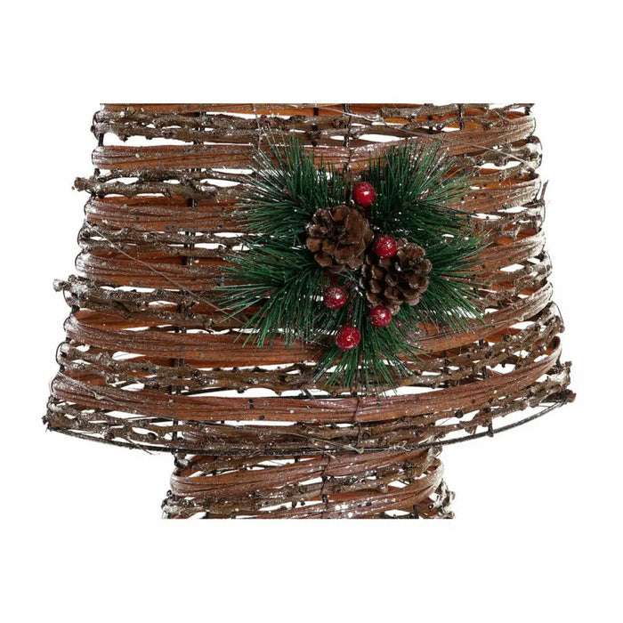 Christmas Tree DKD Home Decor Multicolour Copper Natural Plastic 32 x 18 x 100 cm (3 Units) - Декорация и