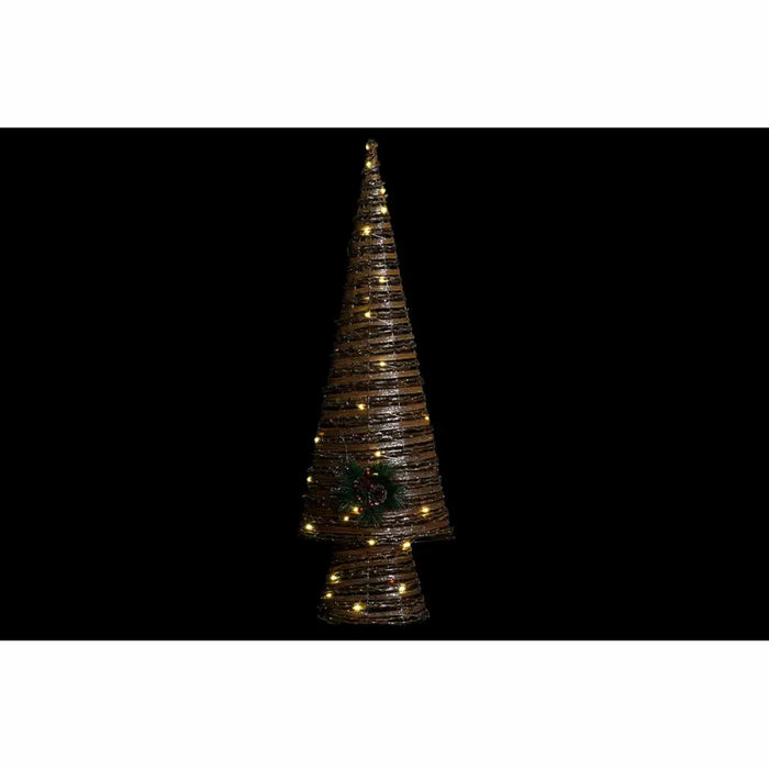 Christmas Tree DKD Home Decor Multicolour Copper Natural Plastic 32 x 18 x 100 cm (3 Units) - Декорация и